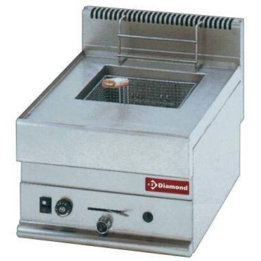 DIAMOND - Friteuse gaz 1 cuve de 8 litres -top-