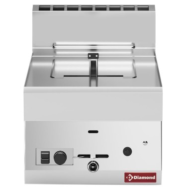 DIAMOND - Friteuse gaz 1 cuve de 8 litres -top-