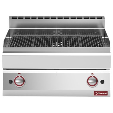 DIAMOND -Grill-vapeur gaz-avec grille de cuisson en fonte