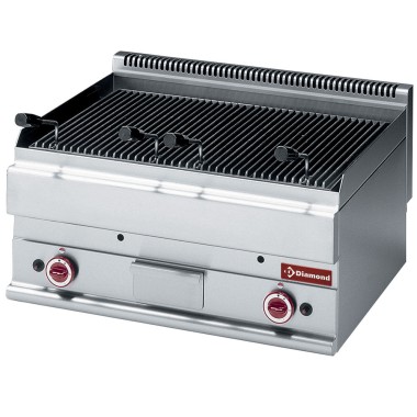 DIAMOND -Grill pierre de lave gaz-grille de cuisson en fonte