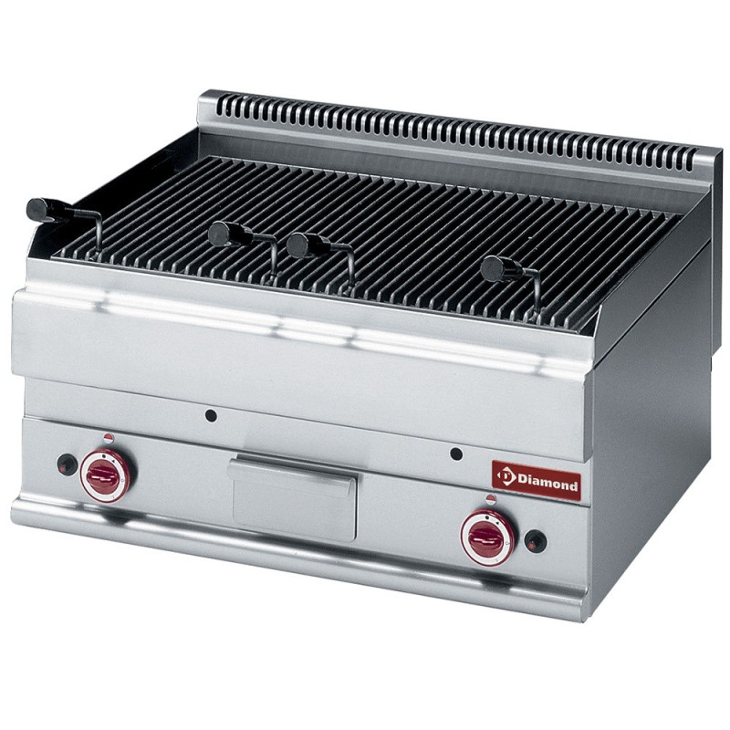 DIAMOND -Grill pierre de lave gaz-grille de cuisson en fonte