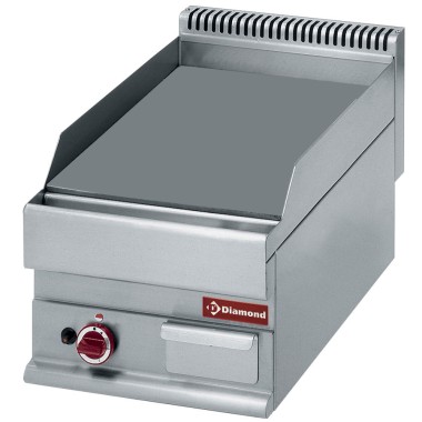 DIAMOND - Plaque de cuisson gaz lisse 400 x 650 x 280/380
