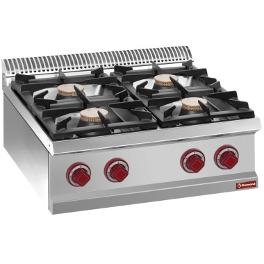 DIAMOND - Cuisinière gaz 4 feux vifs -top-