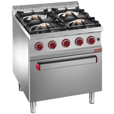 DIAMOND - Fourneau 4 feux -four gaz GN2/1