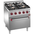 DIAMOND - Fourneau 4 feux -four gaz GN2/1