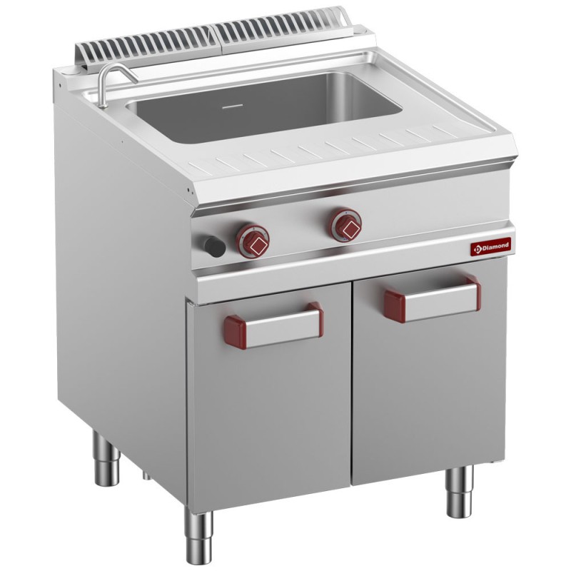 DIAMOND -Cuiseur à pâtes gaz 1 cuve 40 litres-armoire