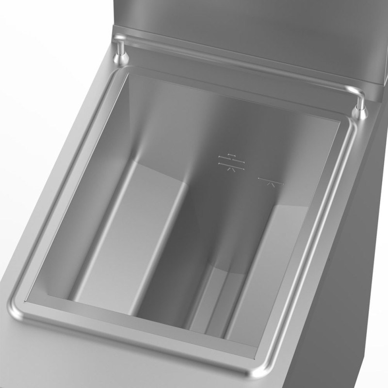 DIAMOND -Friteuse gaz 1 cuve -y-14 litres sur armoire