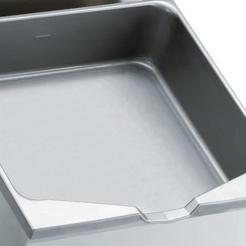 DIAMOND -Friteuse gaz 2 cuves 7 litres sur armoire