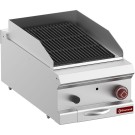 DIAMOND -Grill pierre de lave-module 1/2-grille en fonte