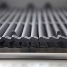 DIAMOND -Grill pierre de lave-module1/1-grille en fonte double face