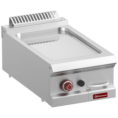 DIAMOND - Plaque de cuisson - gaz lisse - chrome dur
