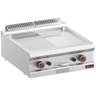 DIAMOND -Plaque de cuisson gaz-1/2 lisse-1/2 rainuré- 1/1  -top-