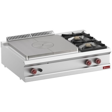 DIAMOND - Cuisinière 2 feux-plaque gauche- gaz-top-
