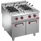 DIAMOND - Cuiseur à pâtes gaz- 2 cuves 40 litres sur meuble