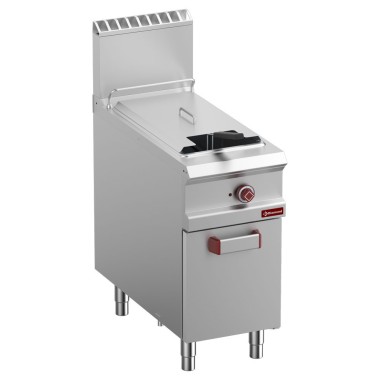 DIAMOND - Friteuse gaz 1 cuve -y-  21 litres- sur meuble fermé