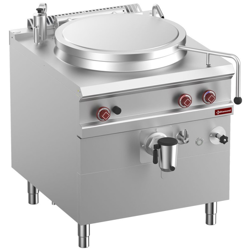 DIAMOND - Marmite gaz- cuve 100 litres chauffage indirect- sur meuble