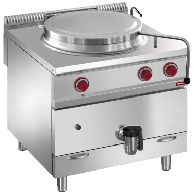 DIAMOND - Marmite gaz- cuve 150 litres chauffage direct- sur meuble