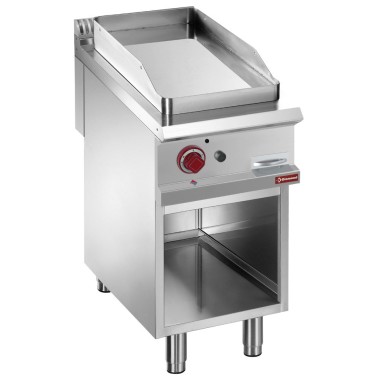 DIAMOND - Plaque de cuisson lisse gaz module 1/2 sur armoire ouverte