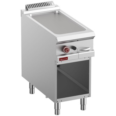 DIAMOND - Plaque de cuisson lisse gaz module 1/2 - armoire ouverte