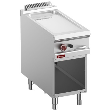 DIAMOND - Plaque de cuisson lisse gaz sur armoire ouverte