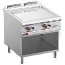 DIAMOND - Plaque de cuisson gaz - chromée module 1/1 - armoire ouverte