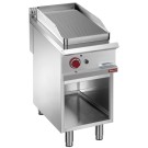DIAMOND - Plaque de cuisson rainurée gaz module 1/2 - armoire ouverte