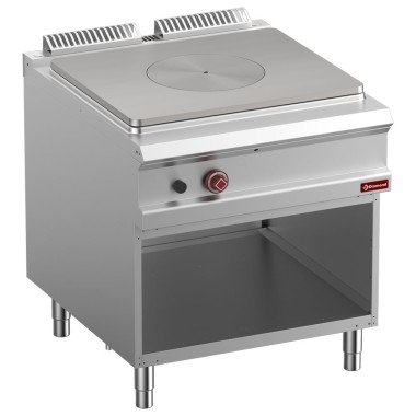 DIAMOND - Fourneau taque coup de feu gaz-armoire ouverte