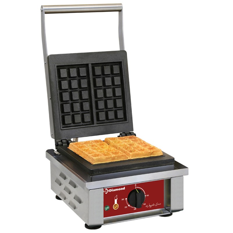 DIAMOND - Gaufrier électrique 2 pièces-type bruxelles 3x5