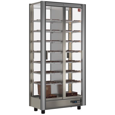 DIAMOND - Vitrine réfrigérée chocolat 530 litres - traversant - modulable