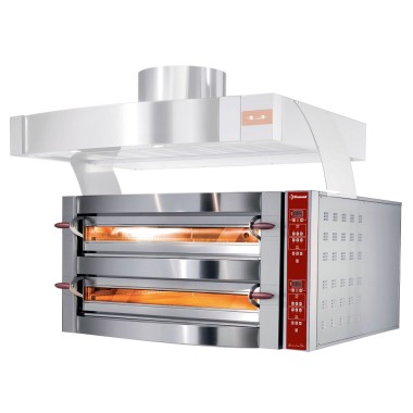 DIAMOND - Four électrique- 2 chambres- 2x 6 pizzas Ø 350 mm