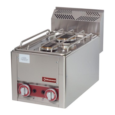 DIAMOND - Cuisinière 2 feux gaz - top -