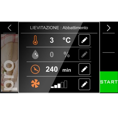 DIAMOND - Table de congélation rapide- touch screen- 6x GN-1/1-20/12 kg