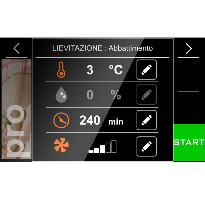 DIAMOND - Table de congélation rapide- touch screen- 6x GN-1/1-20/12 kg
