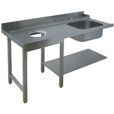 DIAMOND - Table d'entrée pour prélavage - gauche