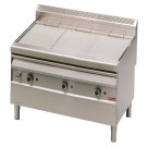 DIAMOND - Grill-vapeur gaz avec grille de cuisson en -o- sur meuble