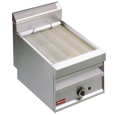 DIAMOND - Grill-vapeur gaz avec grille de cuisson en -o- top-
