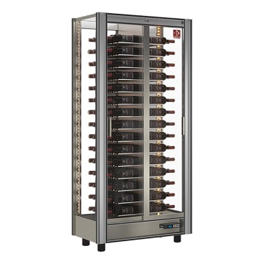 DIAMOND - Vitrine réfrigérée à vins 530 litres - traversant - modulable