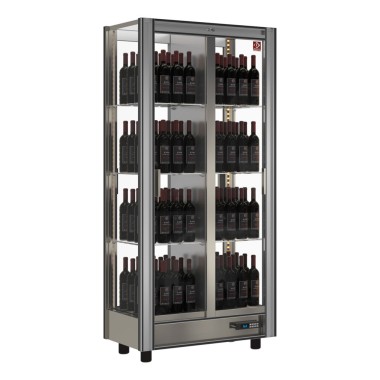 DIAMOND - Vitrine réfrigérée à vins 530 litres - traversant - modulable