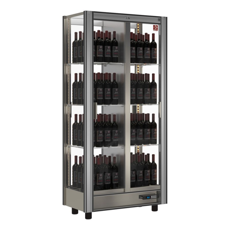 DIAMOND - Vitrine réfrigérée à vins 530 litres - traversant - modulable