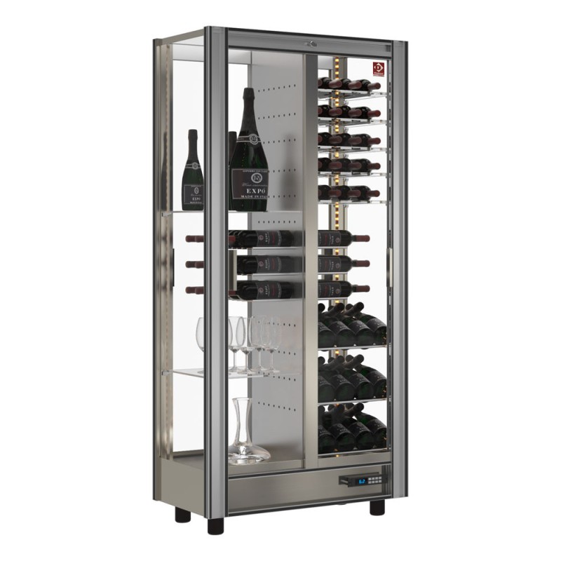 DIAMOND - Vitrine réfrigérée à vins  530 litres- traversant - modulable
