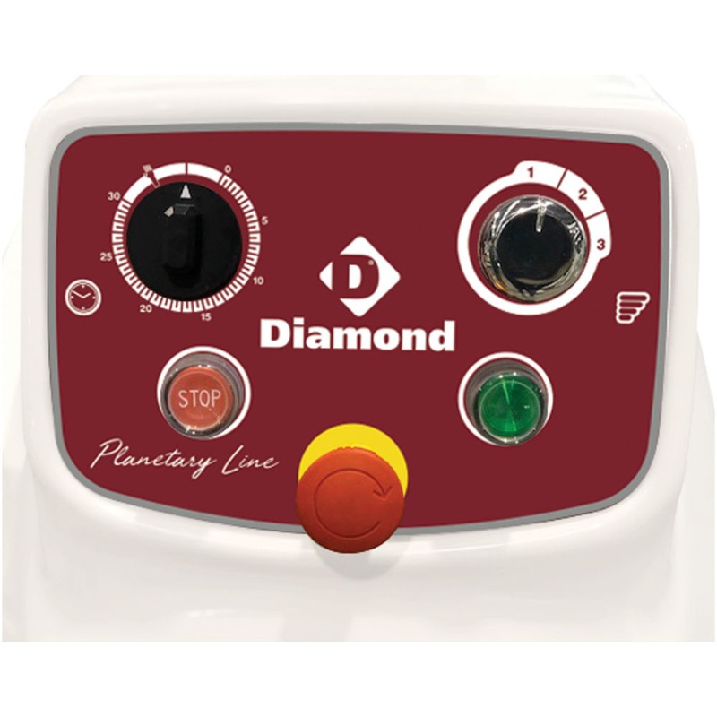 DIAMOND - Batteur-mélangeur, base haute - 40 litres - 3 vitesses