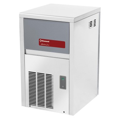 DIAMOND - Machine à glaçons pleins 22 kg - avec réserve - air