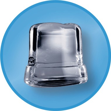 DIAMOND - Machine à glaçons pleins 22 kg - avec réserve - eau