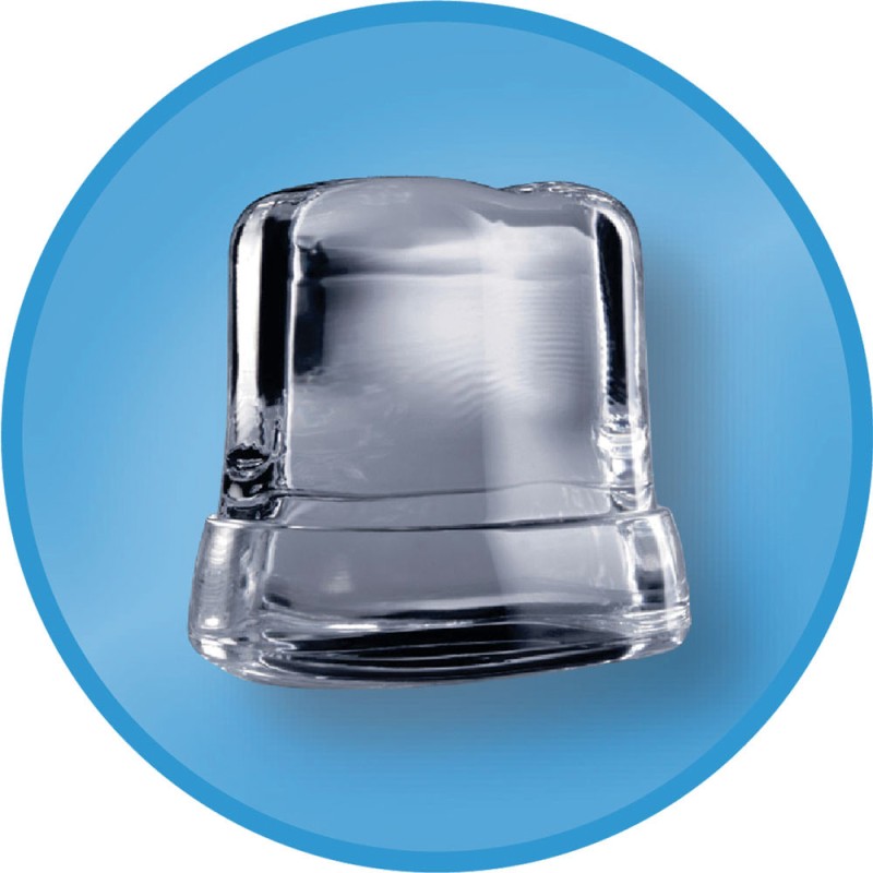 DIAMOND - Machine à glaçons pleins 22 kg - avec réserve - eau