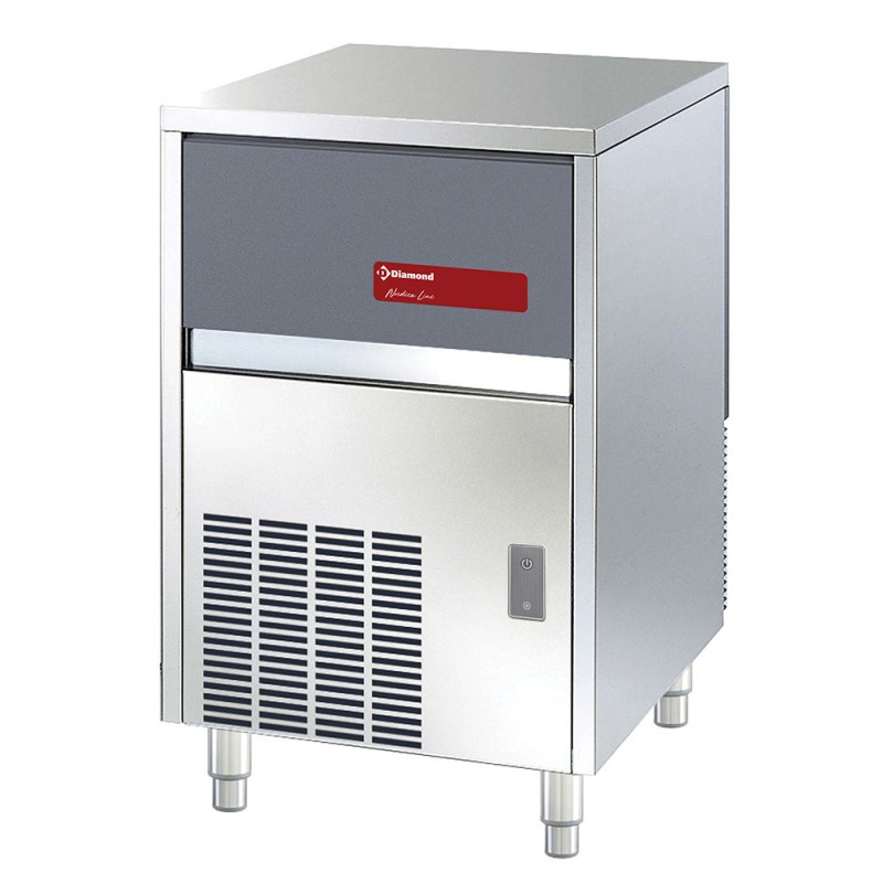 DIAMOND - Machine à glaçons pleins 35 kg - avec réserve - eau