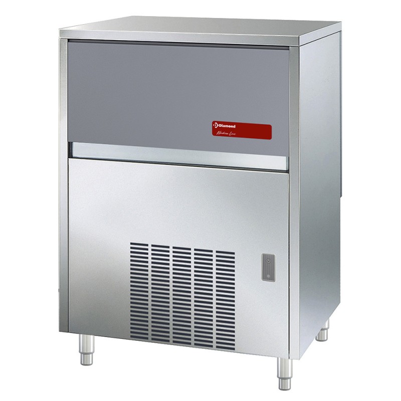 DIAMOND - Machine à glaçons pleins 67 kg - avec réserve - eau