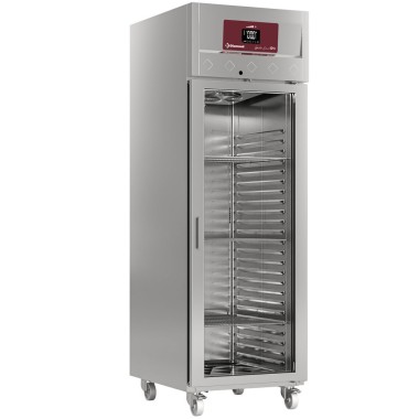 DIAMOND - Armoire de frigo. ventilée 700 litres 1 porte vitrée  GN 2/1-  sur roues