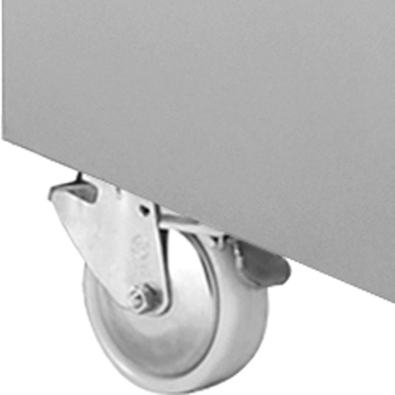 DIAMOND - Armoire de congélation ventilée 1400 litres - 2 portes vitrées GN 2/1- sur roues