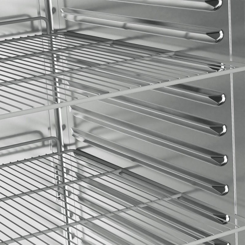 DIAMOND - Armoire de congélation ventilée 700 litres 1 porte vitrée GN 2/1 -  sur roues