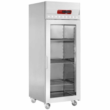 DIAMOND - Armoire de congélation ventilée 700 litres 1 porte vitrée GN 2/1- sur roues